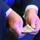 Image for article titled How President Trump Went to Church and Became Every Broke Man at the Strip Club